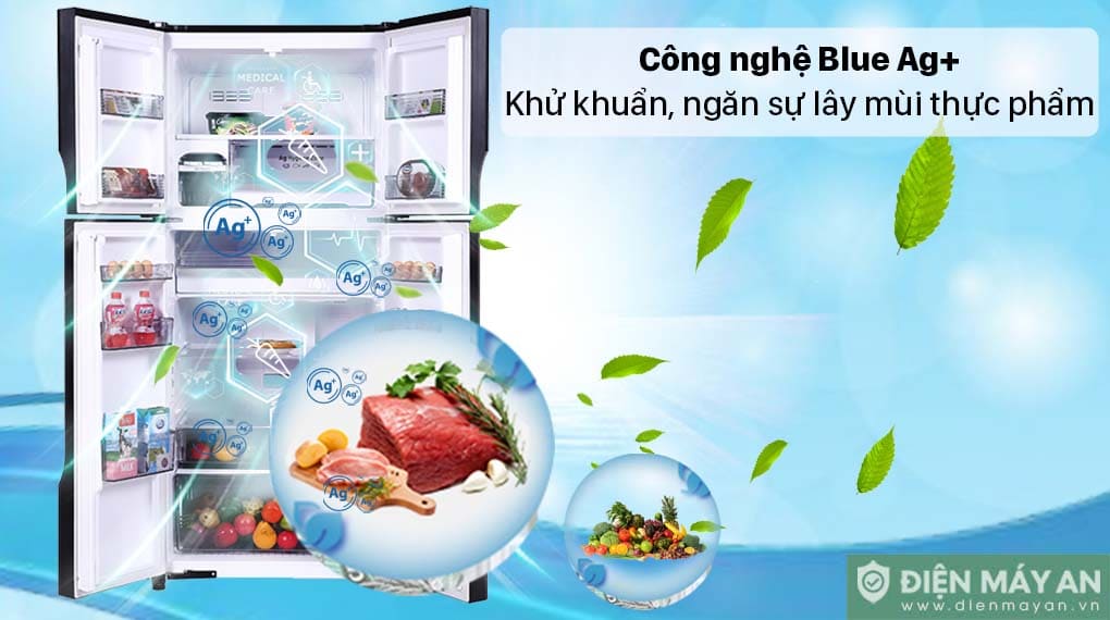 Tủ lạnh Panasonic Inverter 550 lít Multi Door NR-DZ601VGKV